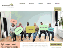 Tablet Screenshot of fontenehuset.com